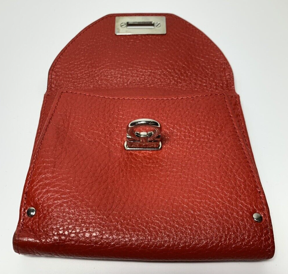 Salvatore Ferragamo Leather Red Wallet #2