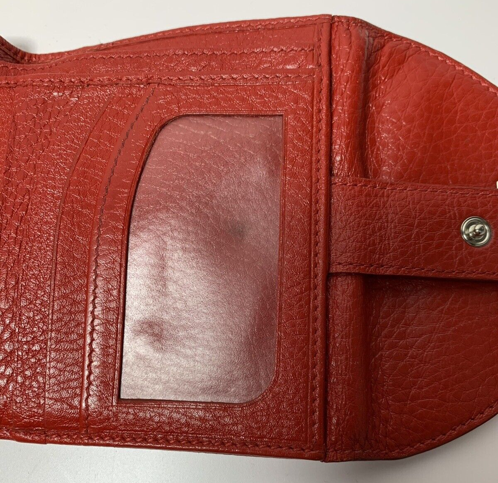 Salvatore Ferragamo Leather Red Wallet #11