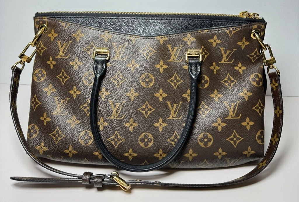 Louis Vuitton Monogram Canvas Black Pallas Handbag #2