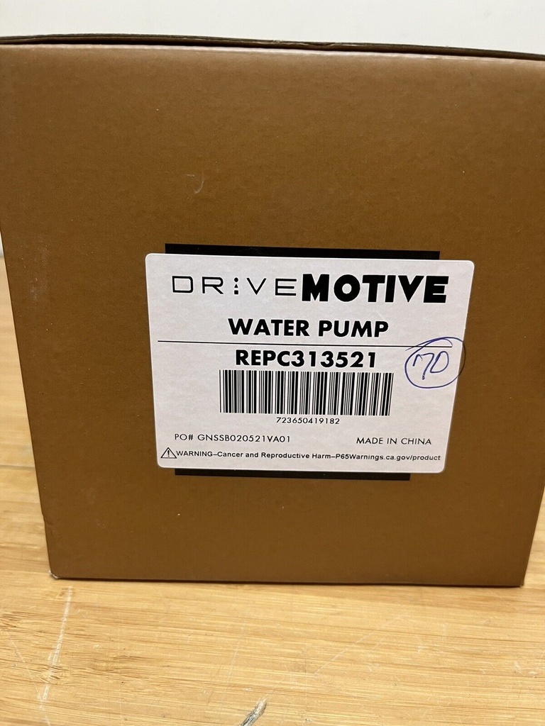 DriveMotive Water Pump REPC313521 Fits 2010-2016 Chevy Equinox 12630084 2443979 #1