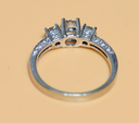 Diamond Ring White Gold 14k Size 5.75 price