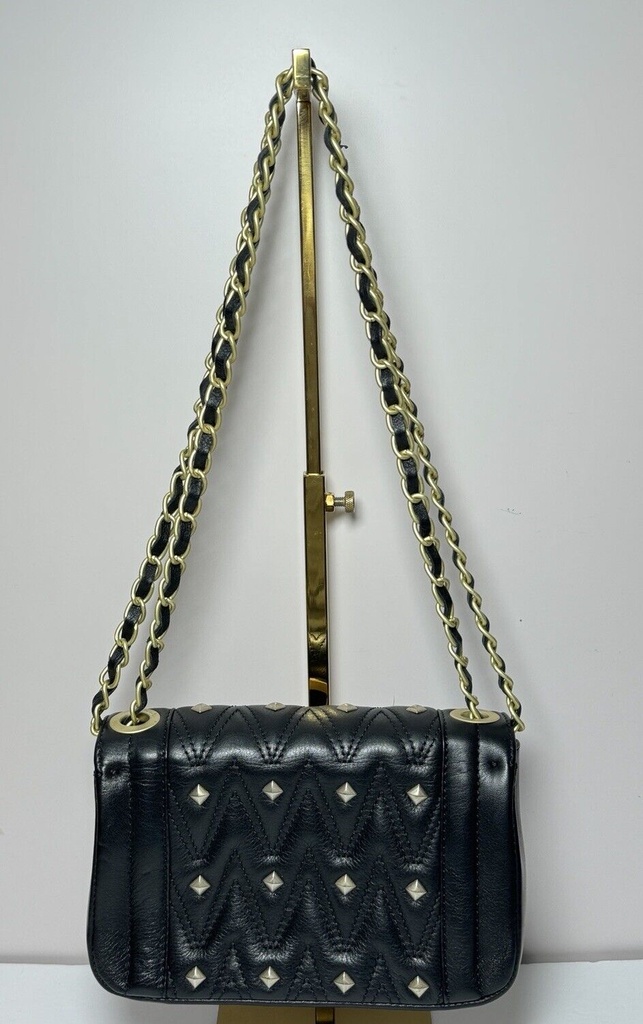 Valentino Chain Clutch Shoulder bag - Black leather - Gold Hardware #1