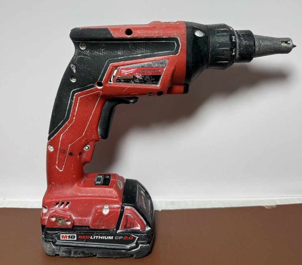 Milwaukee M18 FUEL 18V Drywall Screw Gun (2866-20) With M18 Red Lithium Battery #2