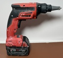 Milwaukee M18 FUEL 18V Drywall Screw Gun 2866-20 w Battery and Charger used