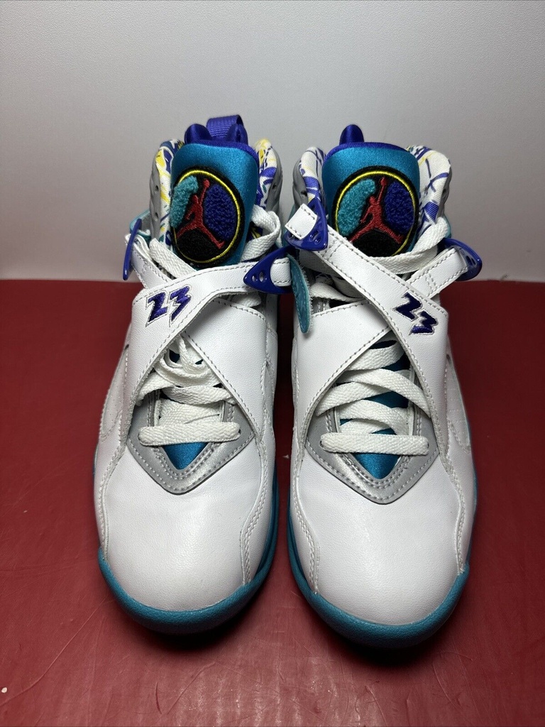 Nike Air Jordan Retro 8 VIII 2019 Aqua White Varsity Sz W6 CL1236-100 #1