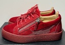 Giuseppe Zanotti Bertens Zip Leather Iridescent Red  RU10013, 41 Size, 7.5 US buy