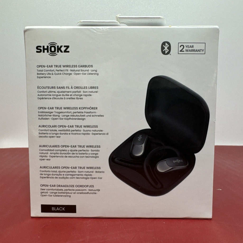 Shokz OpenFit Air Open-Ear True Wireless Earbuds, Black #1