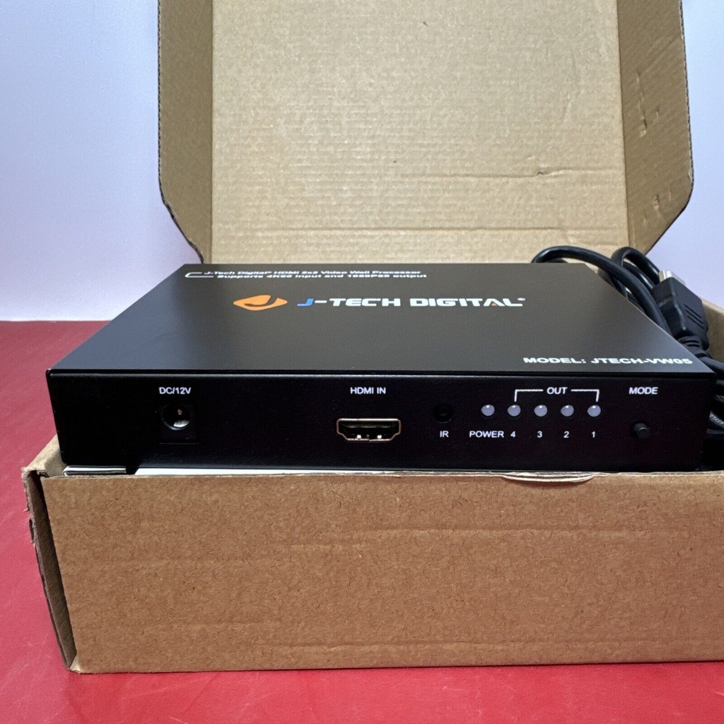 J-tech digital JTD-670 Video Wall Processor HDMI Splitter 1 To 4 #2