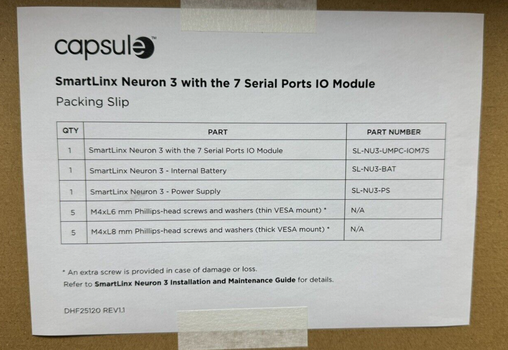 Smartlinx Neuron 3 With The 7 Serial Ports Connectivity Module By Capsule Tech #1