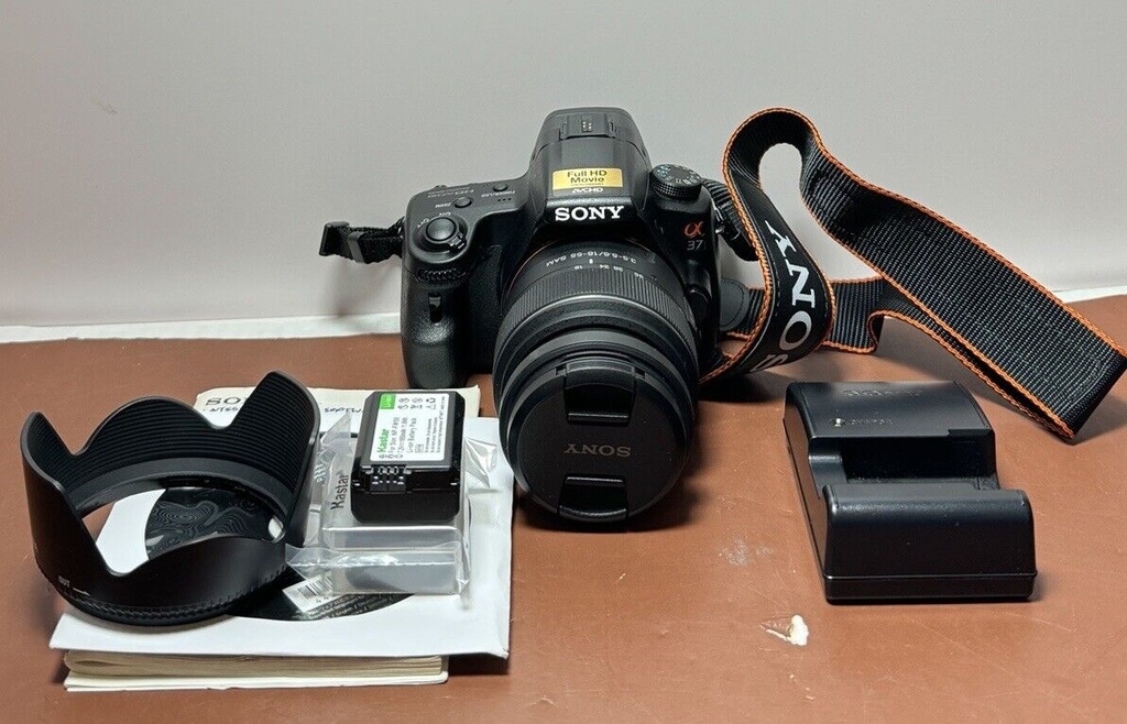 Sony Alpha SLT-A37 16.1MP Digital SLR Camera 18-55mm Lens - JAPANESE LANGUAGE #1