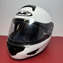 HJC CL-16 White Motorcycle Helmet Medium DOT Snell Approved used