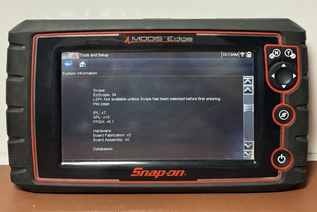 SNAP ON MODIS EDGE 22.2 DIAGNOSTIC FULL FUNCTION SCANNER EEMS341 #9