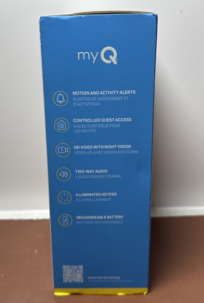 Brand New Sealed - myQ SMART GARAGE VIDEO KEYPAD WHITE CHAMBERLAIN #3