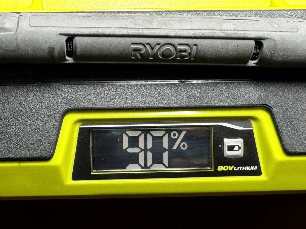 RYOBI 80V 10.0 Ah Lithium-Ion Battery  (OP801720A) - Open Box/Never Used See Pic #5