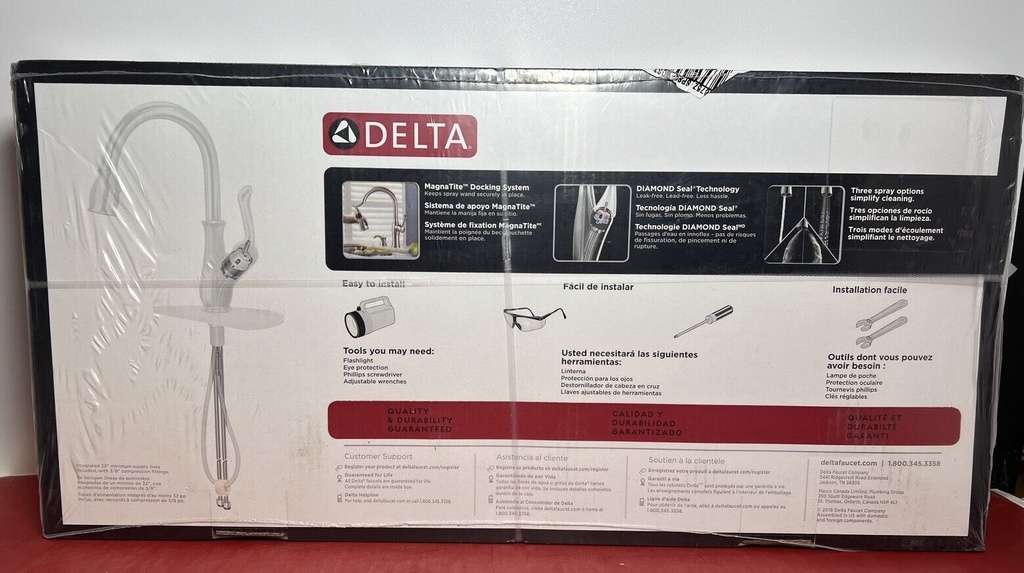 NEW Delta Owendale Pull-Down Faucet Stainless Spot Shield Tech 19875Z-SPSD-DST #1