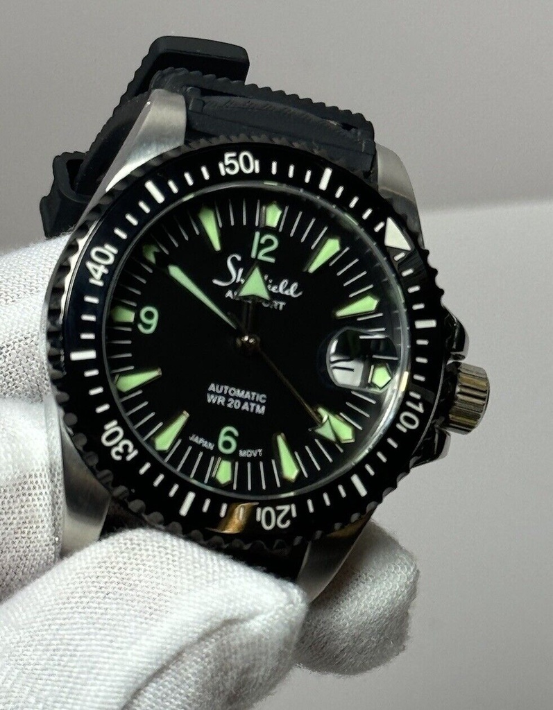 Sheffield Diver 1A Automatic Watch: Seiko NH35 Automatic movement #5