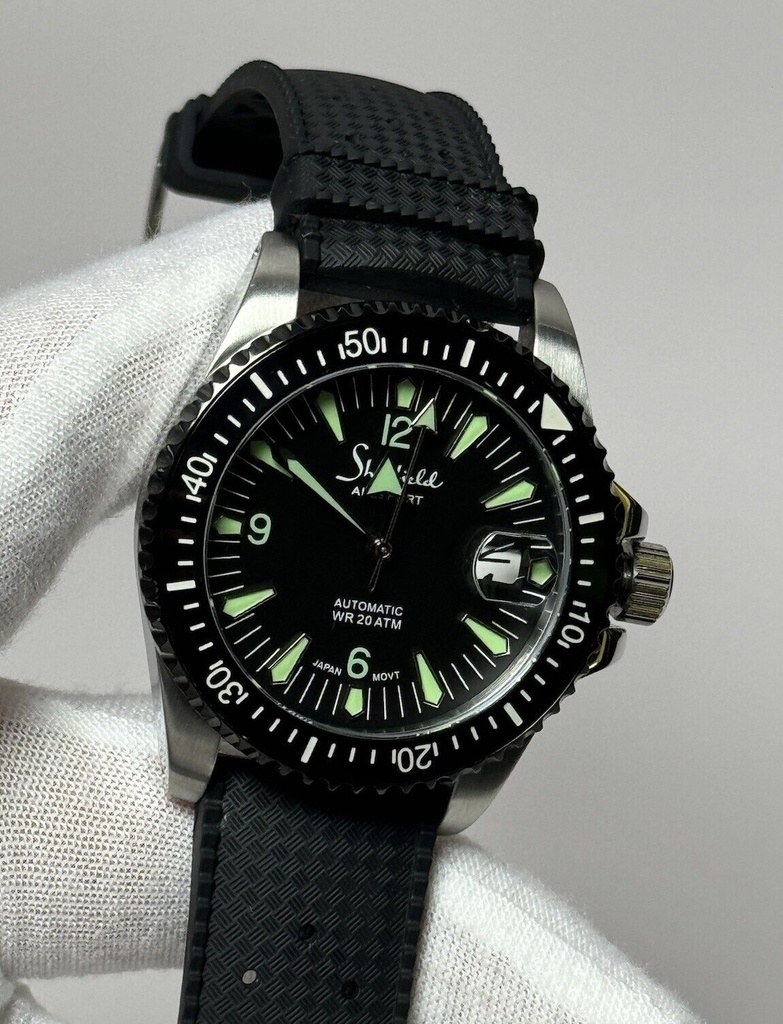 Sheffield Diver 1A Automatic Watch: Seiko NH35 Automatic movement #8