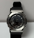 Casio Watch G-SHOCK GM2100 Men's Silver Case Black Band Watch -44.5mm used