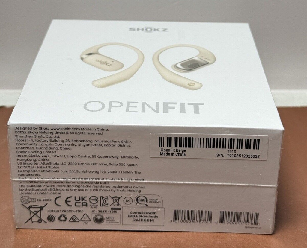 New Sealed Shokz Openfit Beige Open Ear True Wireless Bluetooth Headphones #2