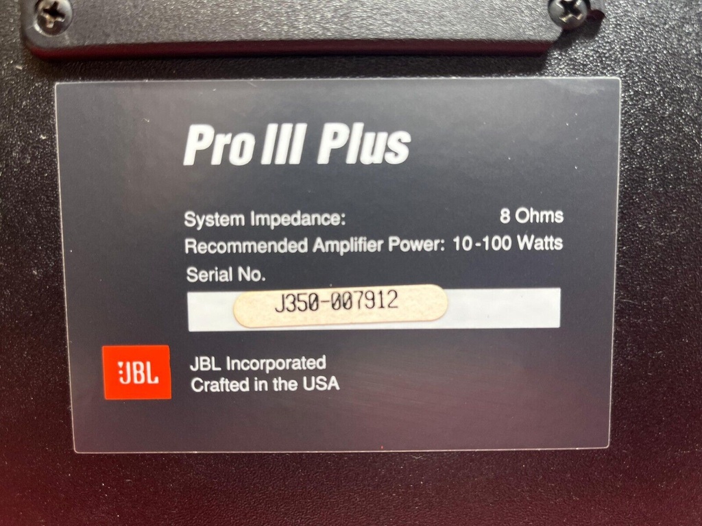 JBL PRO III PLUS Passive subwoofer - Used #4