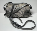 Burberry Pewter/Silver Crossbody - Leather/ Polyurethane Shiny Big Check used