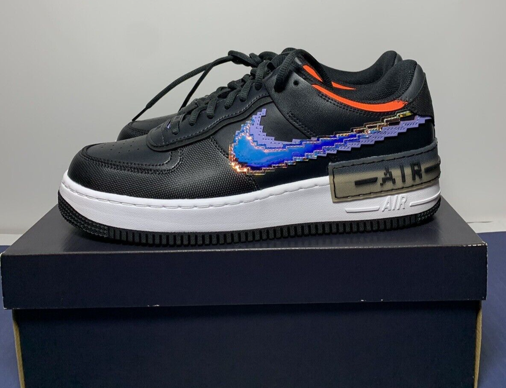 Nike Air Force 1 Shadow SE Pixel Swoosh CV8480-001 Womens Sz 12 #1