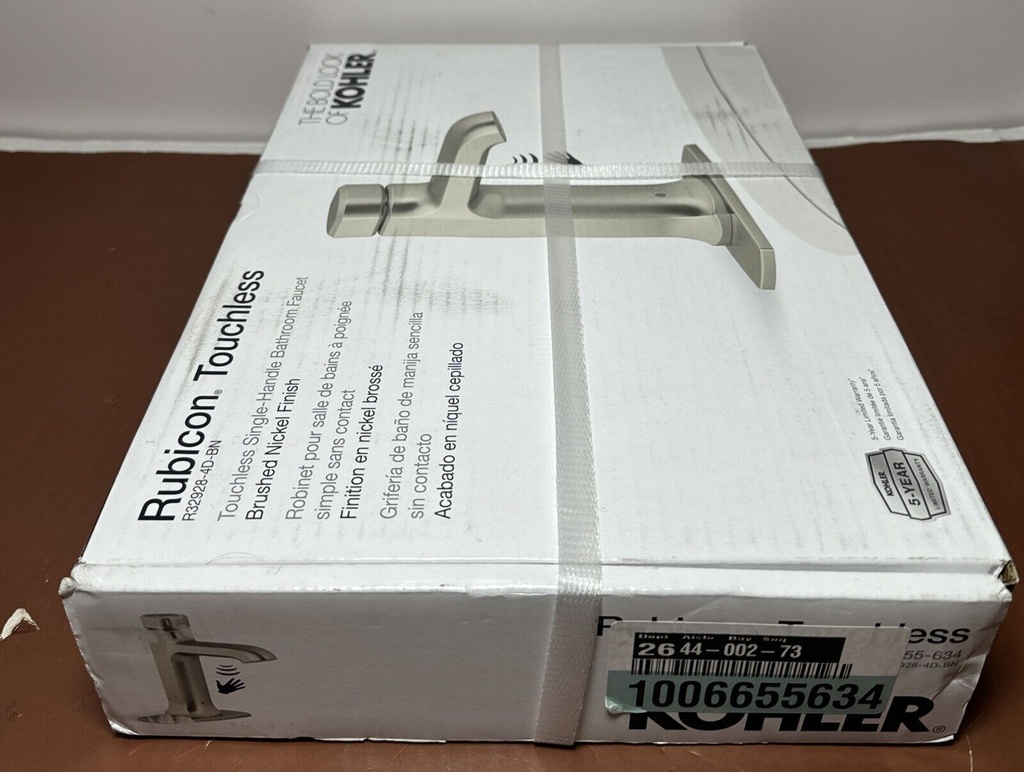 KOHLER Rubicon Touchless Bathroom Faucet in Brushed Nickel R32928-4D-BN #2