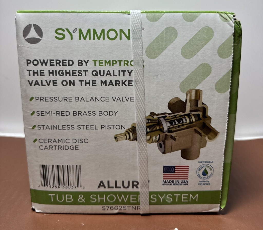 Symmons S7602STNRP Allura tub/shower system w/ secondary integral volume control #2