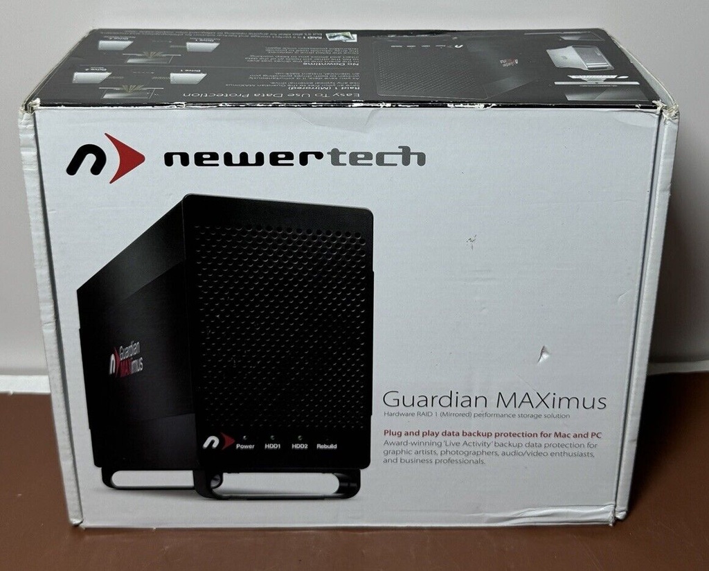 NewerTech Guardian MAXimus Desktop RAID1 Hard Disk Drive NWTGM3Q7H20T128 #4