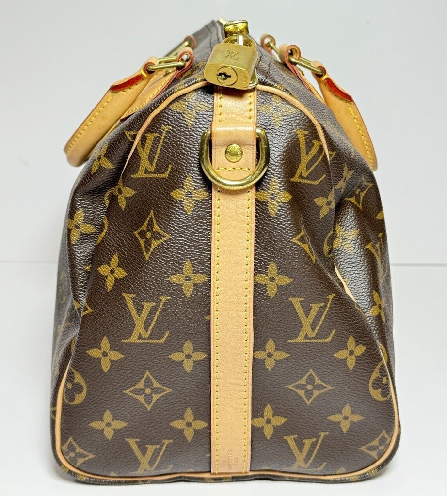 Louis Vuitton Speedy 30 Monogram Bandouliere  Shoulder Handbag #2