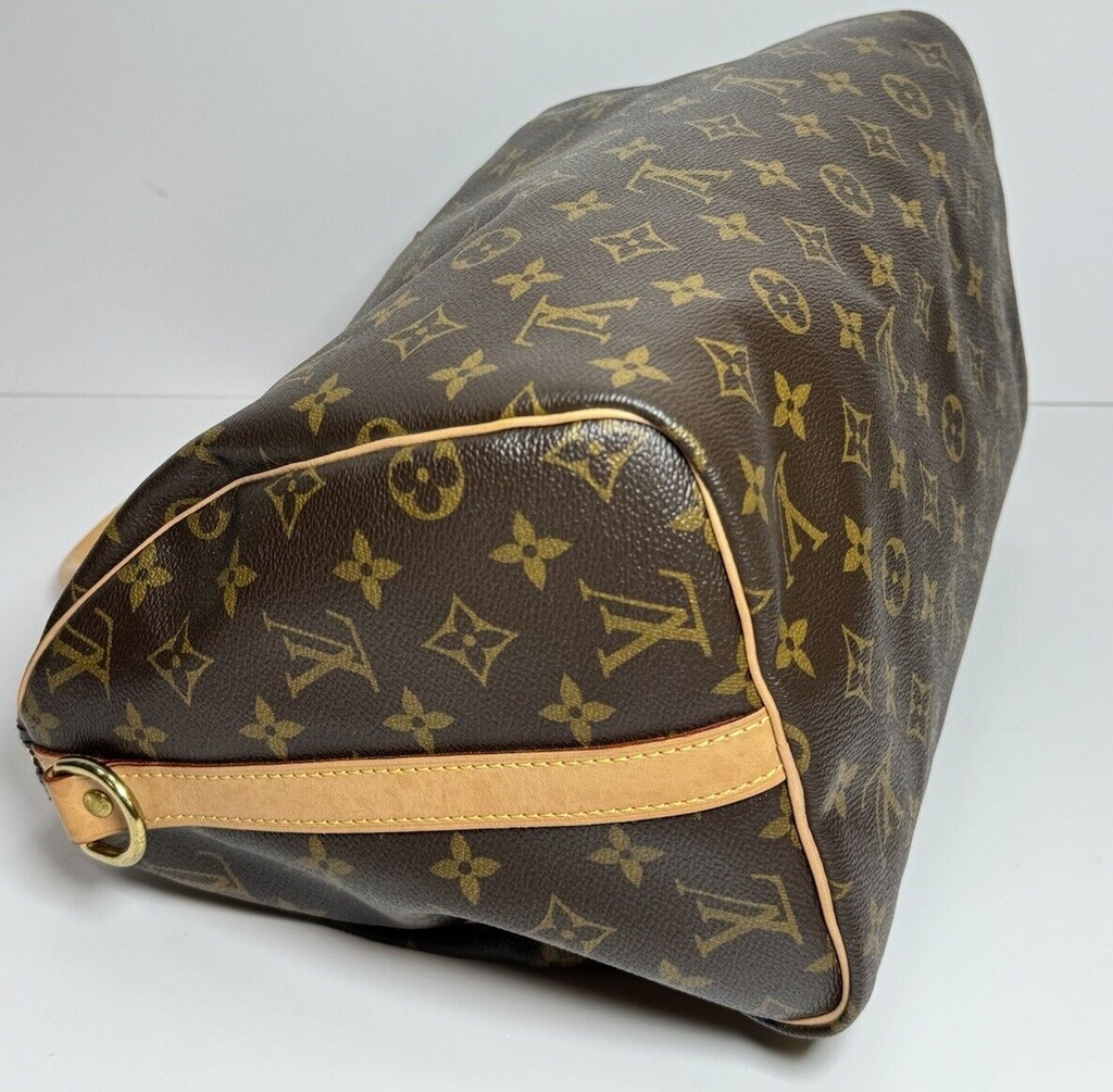 Louis Vuitton Speedy 30 Monogram Bandouliere  Shoulder Handbag #4