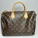 Louis Vuitton Speedy 30 Monogram Bandouliere  Shoulder Handbag in Boston