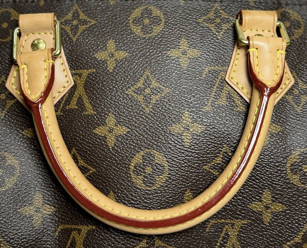 Louis Vuitton Speedy 30 Monogram Bandouliere  Shoulder Handbag #12