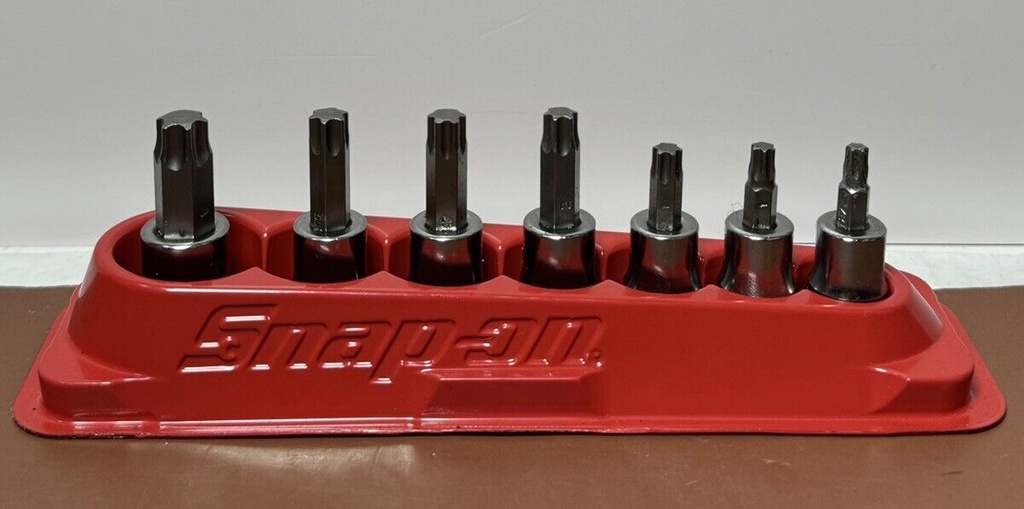 Snap on 207EFTXYSE 7 pc 3/8" Drive TORX® Bit Stubby Socket Driver Set #1