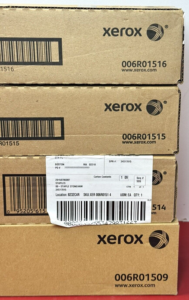 XeroxWorkCentre Toner Cartridge Set (006R01509, 006R01514, 006R01515, 006R01516) #6