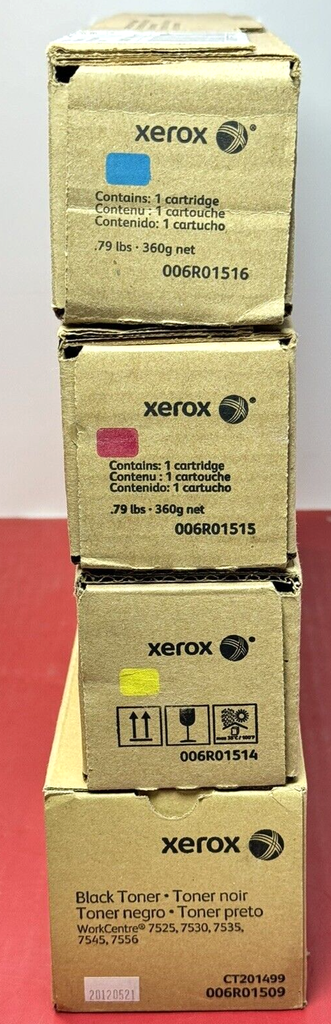 XeroxWorkCentre Toner Cartridge Set (006R01509, 006R01514, 006R01515, 006R01516) #7