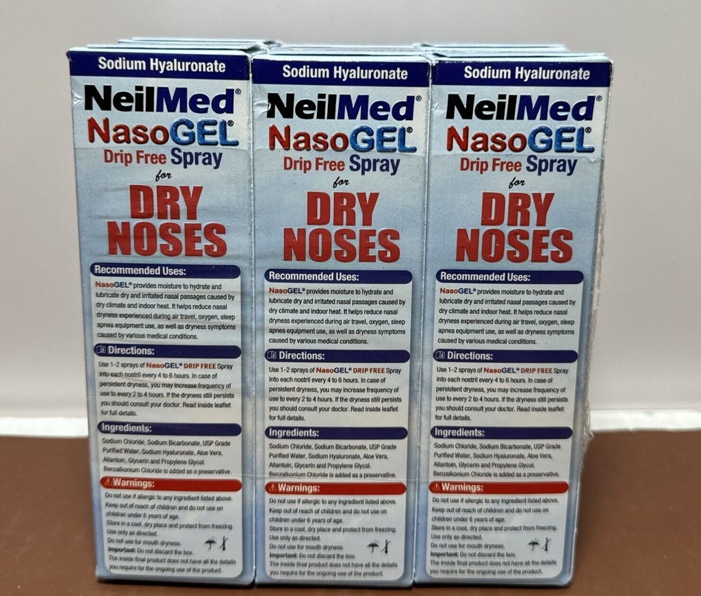 6 Pack Neilmed Nasogel For Dry Noses - EXP 2025-03 #1