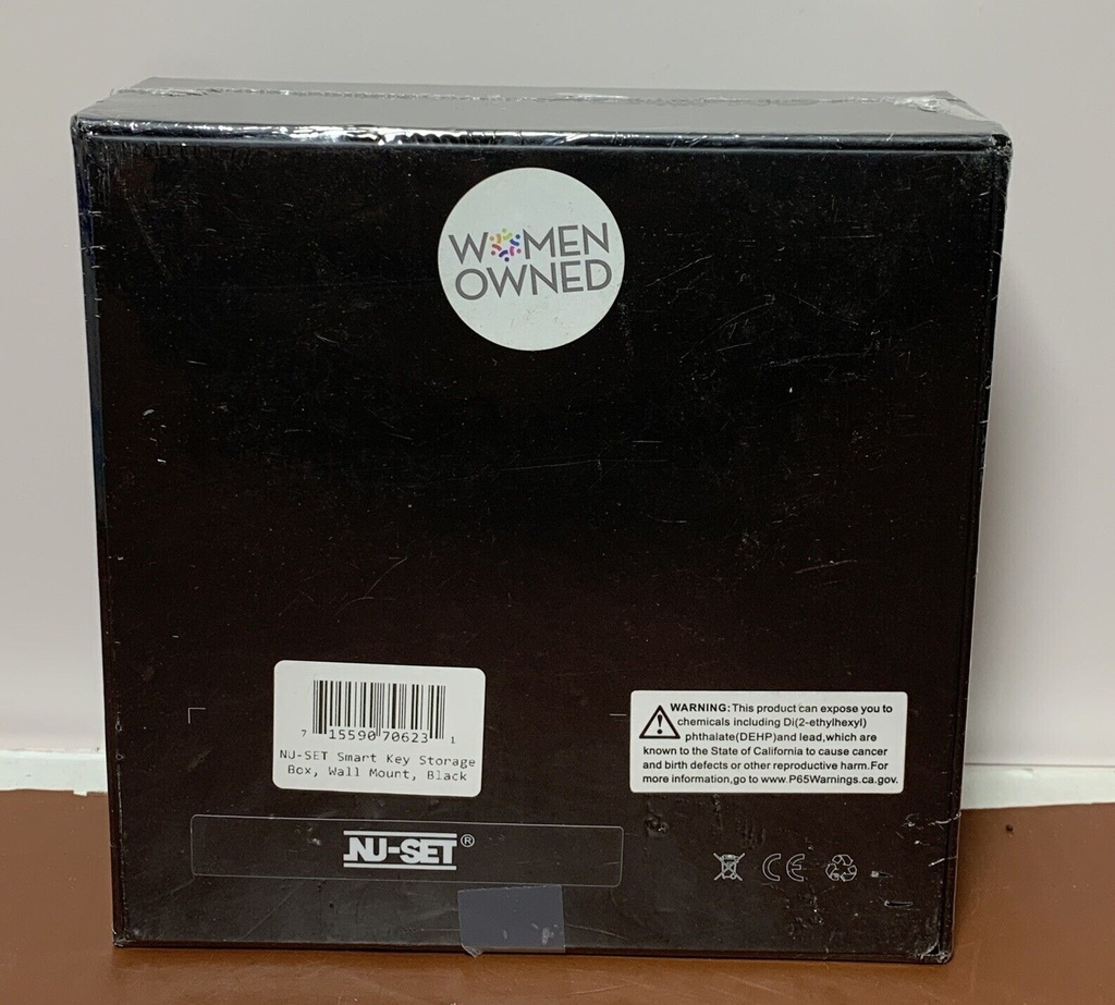 Nu-Set 7062-3 Lock Box,Wall,Combination,4.7" H,Black NIP Retail For $159 #1