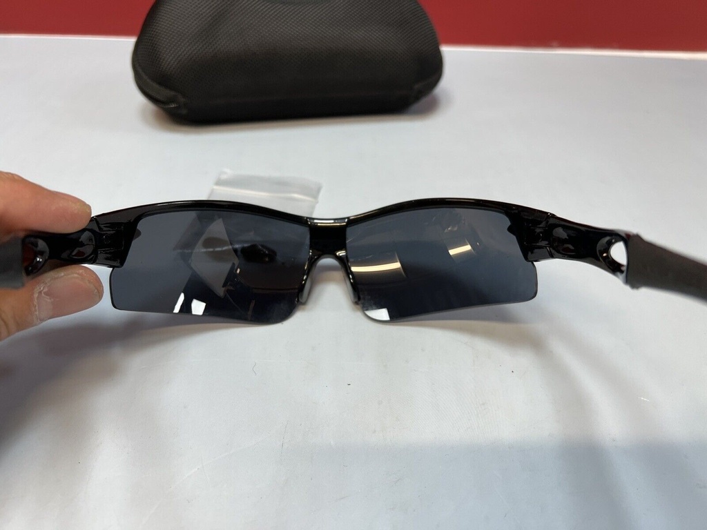 OAKLEY RADAR BLACK SUNGLASSES-USA MADE-CASE INCLUDED-EXCELLENT CONDITION-T 7050 #2