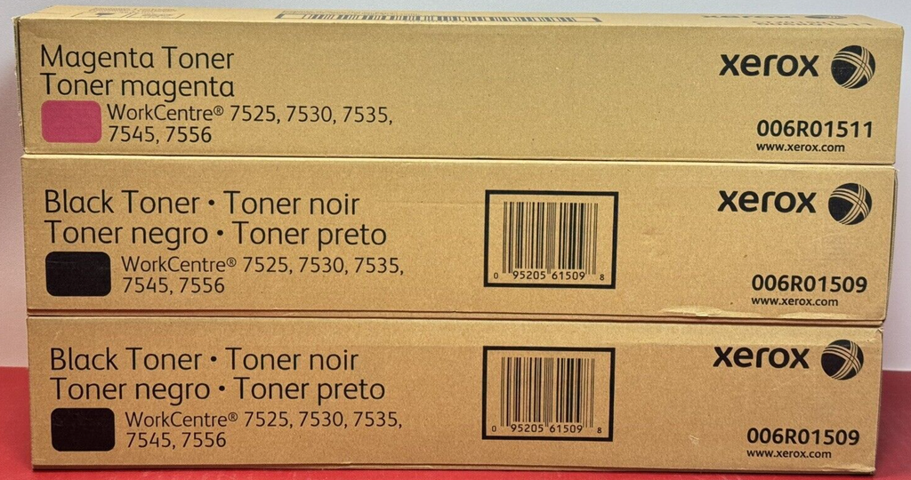 Xerox WorkCentre Toner Cartridge Set (006R01509, 006R01510, 006R01511) #2