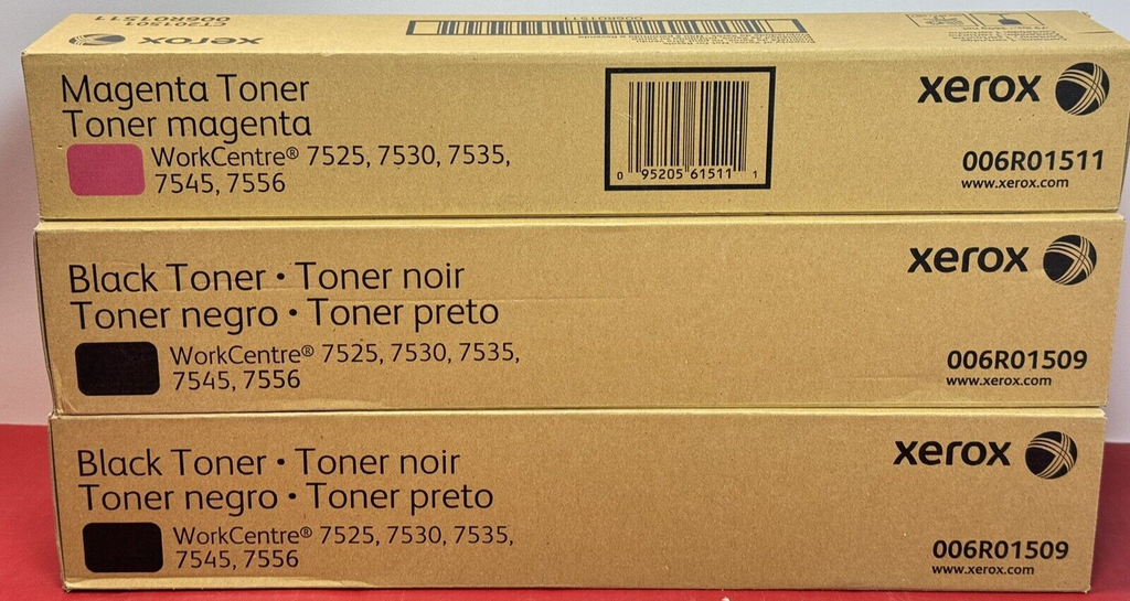 Xerox WorkCentre Toner Cartridge Set (006R01509, 006R01510, 006R01511) #4