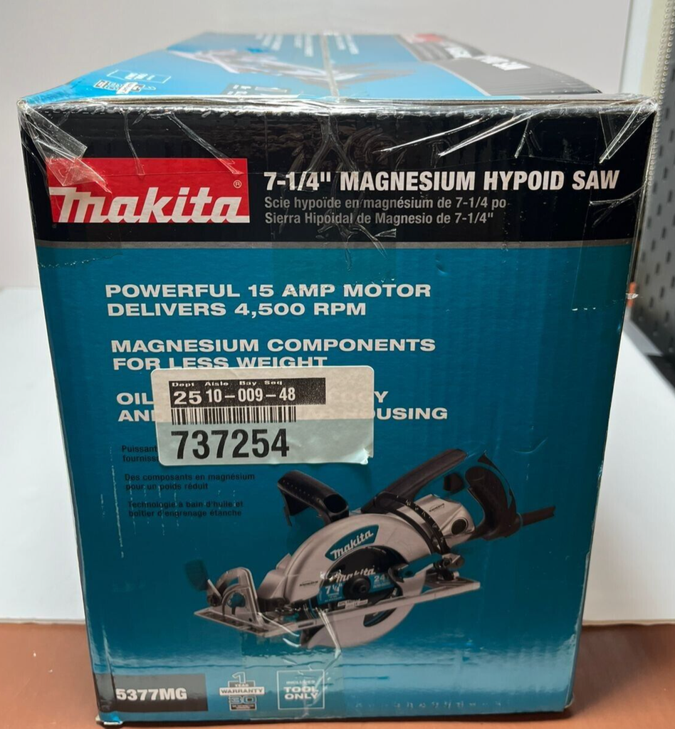 Makita 5377MG 7-1/4" 15A Corded Lightweight Magnesium Hypoid Circular Saw New #3