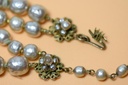 MIRIAM HASKELL Signed Pearl Necklace 24” Inches at best price