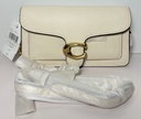 COACH Metallic Tabby Chain Clutch Chalk White NWT -CE772 used