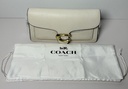 COACH Metallic Tabby Chain Clutch Chalk White NWT -CE772 in Boston