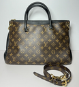 Louis Vuitton Monogram Canvas Black Pallas Handbag used