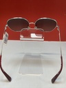 Coach Women's HC7108 HC/7108 934111 Shiny Burgundy/Silver Round Sunglasses 57mm buy