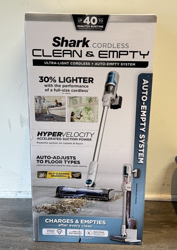 Shark - Clean & Empty Cordless Stick Vacuum & Auto-Empty System, Self Cleanin #2