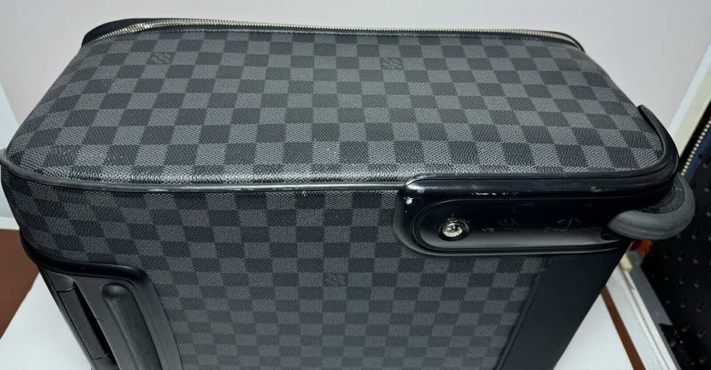 Louis Vuitton Business Pegase Luggage Damier Graphite 45 Black #16