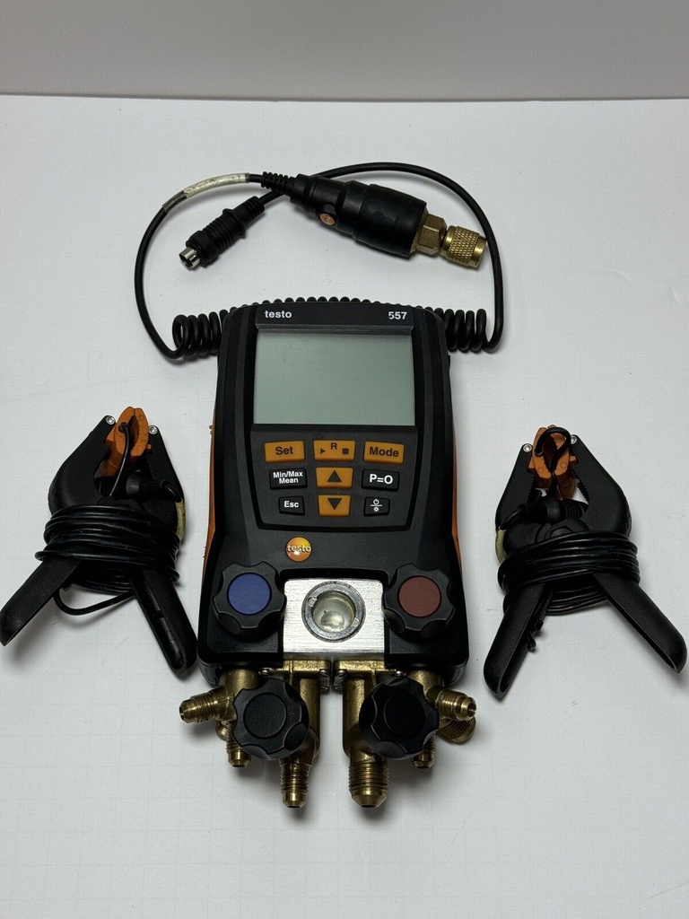 Testo 557 Smart Digital Manifold HVAC Kit - Preowned With Various Accessories #3